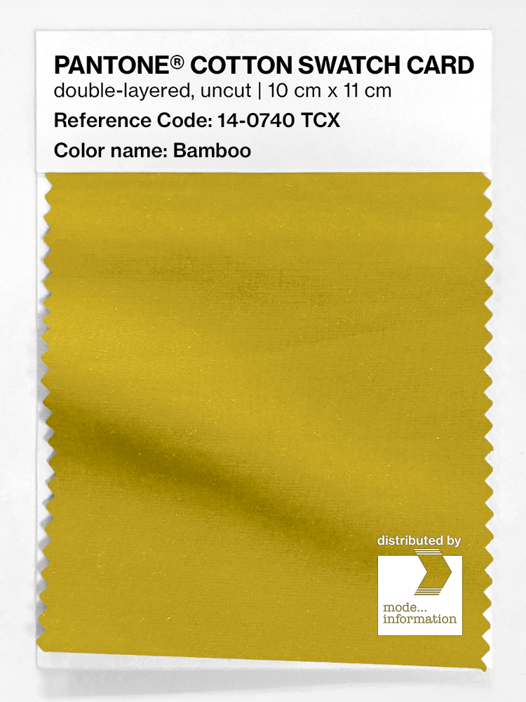 Artikelbild 1 des Artikels “PANTONE® COTTON SWATCH CARD 14-0740 TCX Bamboo “