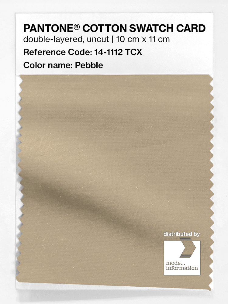 Artikelbild 1 des Artikels “PANTONE® COTTON SWATCH CARD 14-1112 TCX Pebble “