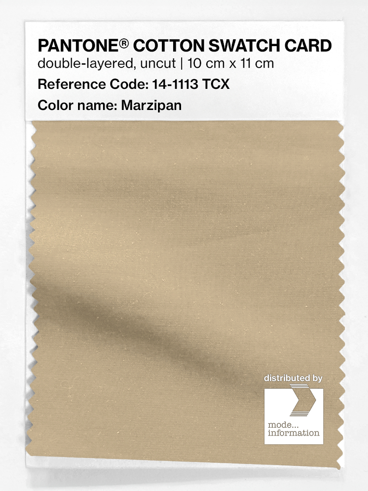 Product image 1 of the product “PANTONE® COTTON SWATCH CARD 14-1113 TCX Marzipan ”