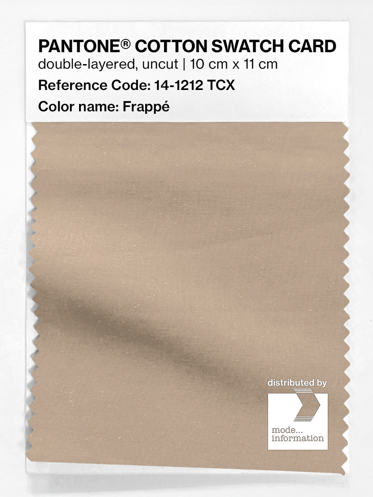 Artikelbild 1 des Artikels “PANTONE® COTTON SWATCH CARD 14-1212 TCX Frappé “