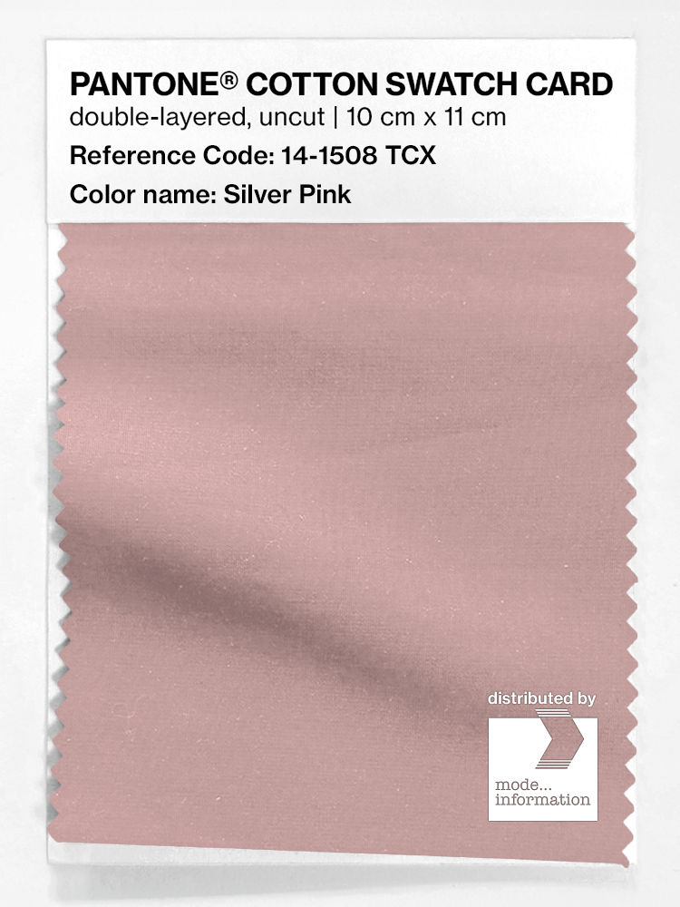 Artikelbild 1 des Artikels “PANTONE® COTTON SWATCH CARD 14-1508 TCX Silver Pink “