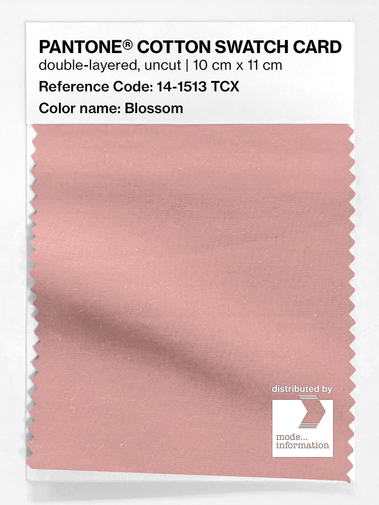Product image 1 of the product “PANTONE® COTTON SWATCH CARD 14-1513 TCX Blossom ”