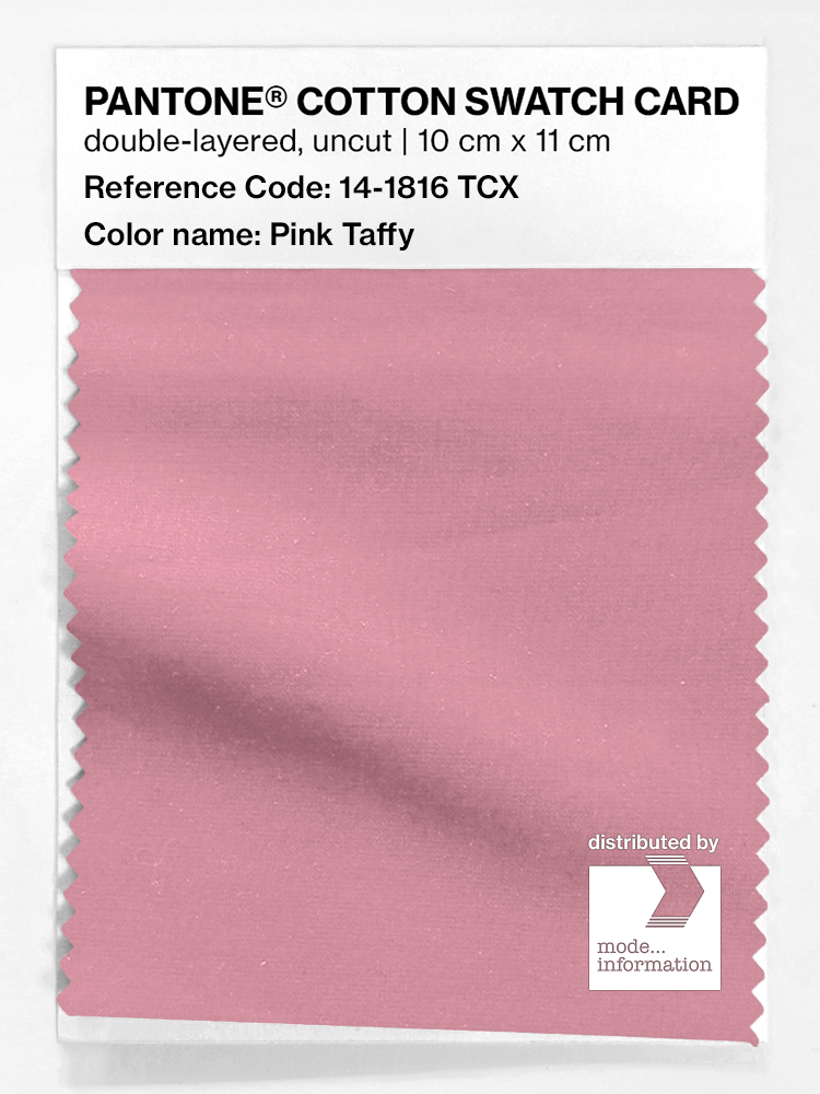 Product image 1 of the product “PANTONE® COTTON SWATCH CARD 14-1816 TCX Pink Taffy ”