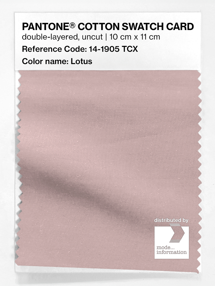 Artikelbild 1 des Artikels “PANTONE® COTTON SWATCH CARD 14-1905 TCX Lotus “