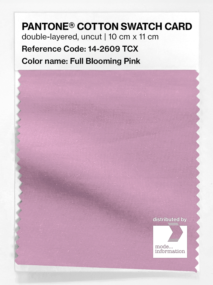 Product image 1 of the product “PANTONE® COTTON SWATCH CARD 14-2609 TCX Full Blooming Pink ”