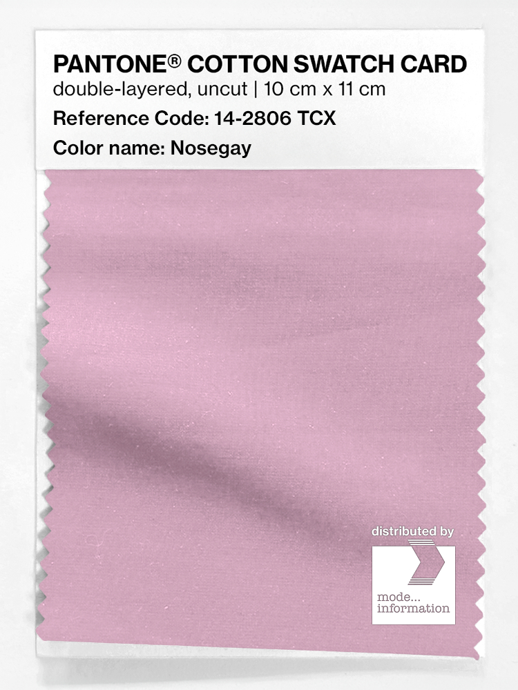 Product image 1 of the product “PANTONE® COTTON SWATCH CARD 14-2806 TCX Nosegay ”