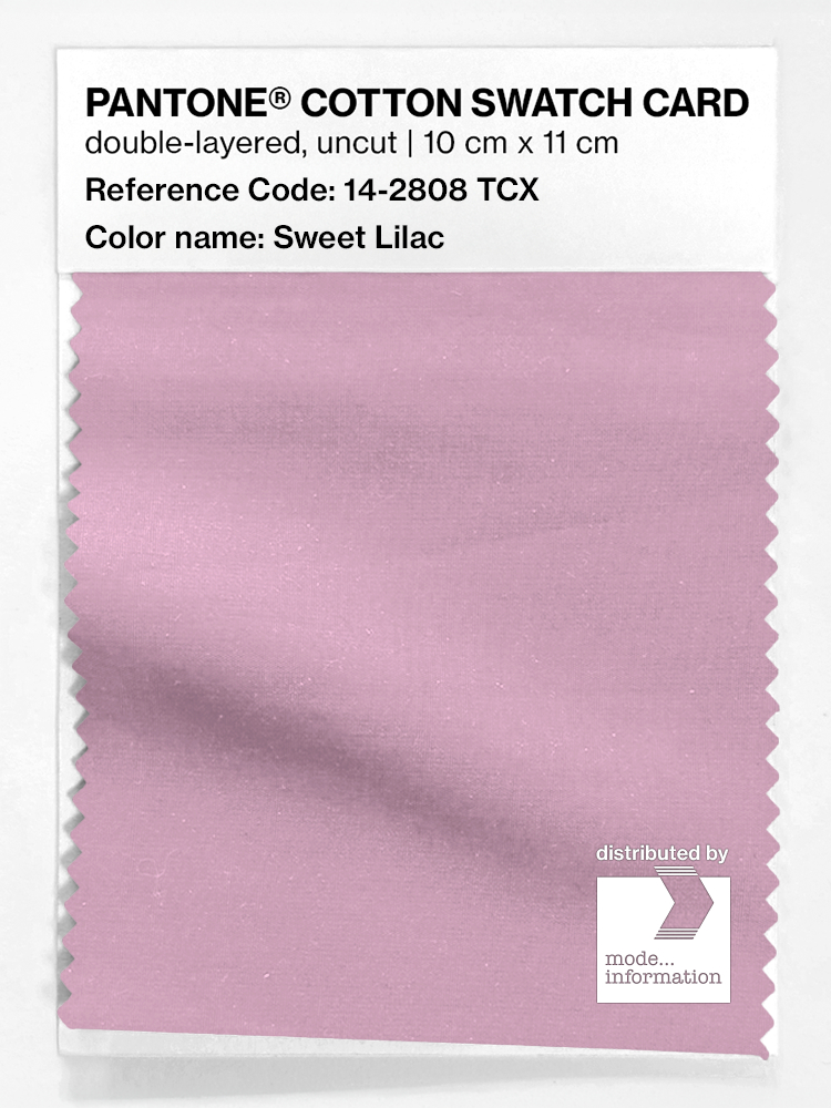 Artikelbild 1 des Artikels “PANTONE® COTTON SWATCH CARD 14-2808 TCX Sweet Lilac “