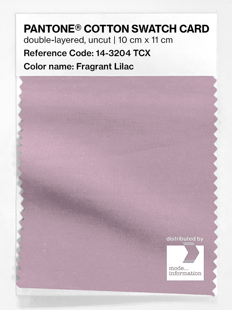 Product image 1 of the product “PANTONE® COTTON SWATCH CARD 14-3204 TCX Fragrant Lilac ”