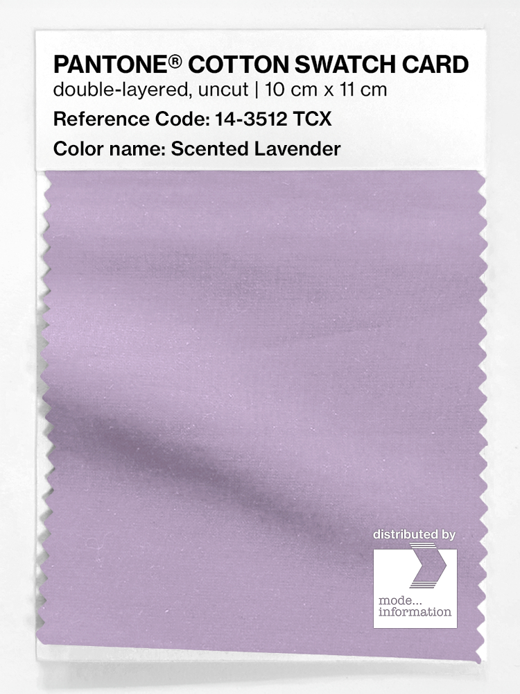 Product image 1 of the product “PANTONE® COTTON SWATCH CARD 14-3512 TCX Scented Lavender ”