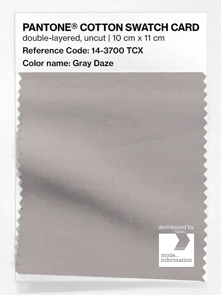 Product image 1 of the product “PANTONE® COTTON SWATCH CARD 14-3700 TCX Gray Daze ”
