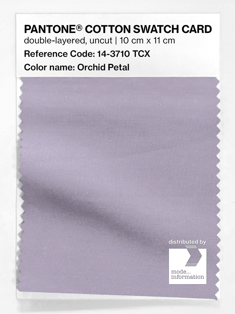 Product image 1 of the product “PANTONE® COTTON SWATCH CARD 14-3710 TCX Orchid Petal ”