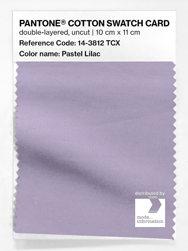 Product image 1 of the product “PANTONE® COTTON SWATCH CARD 14-3812 TCX Pastel Lilac ”
