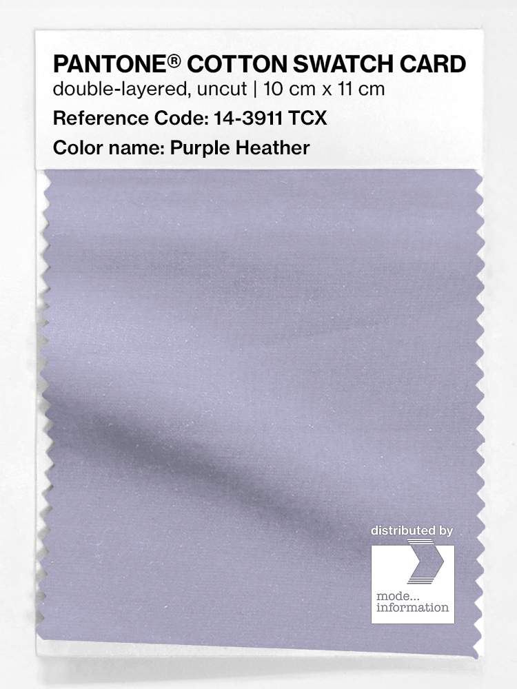 Product image 1 of the product “PANTONE® COTTON SWATCH CARD 14-3911 TCX Purple Heather ”