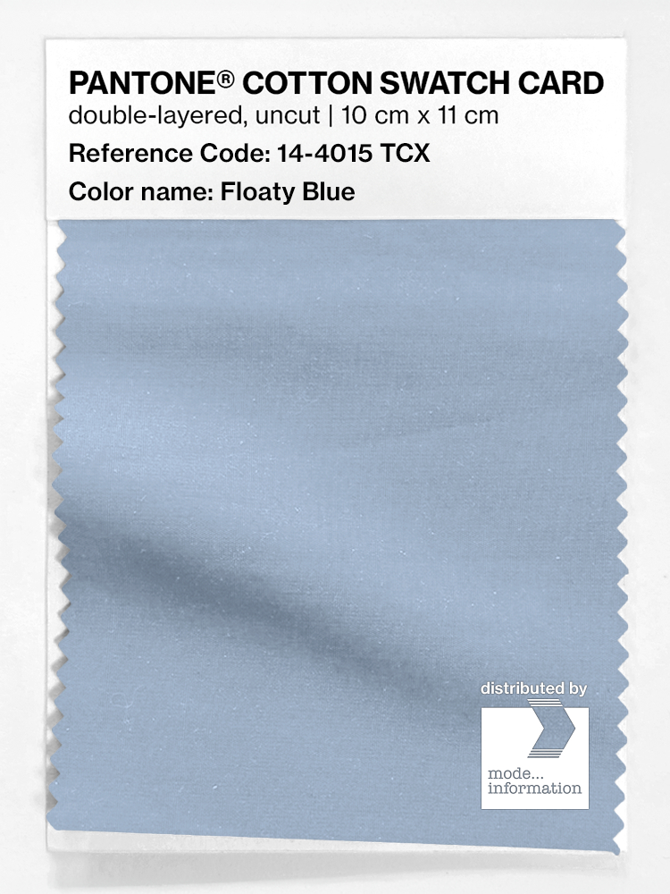 Artikelbild 1 des Artikels “PANTONE® COTTON SWATCH CARD 14-4015 TCX Floaty Blue “