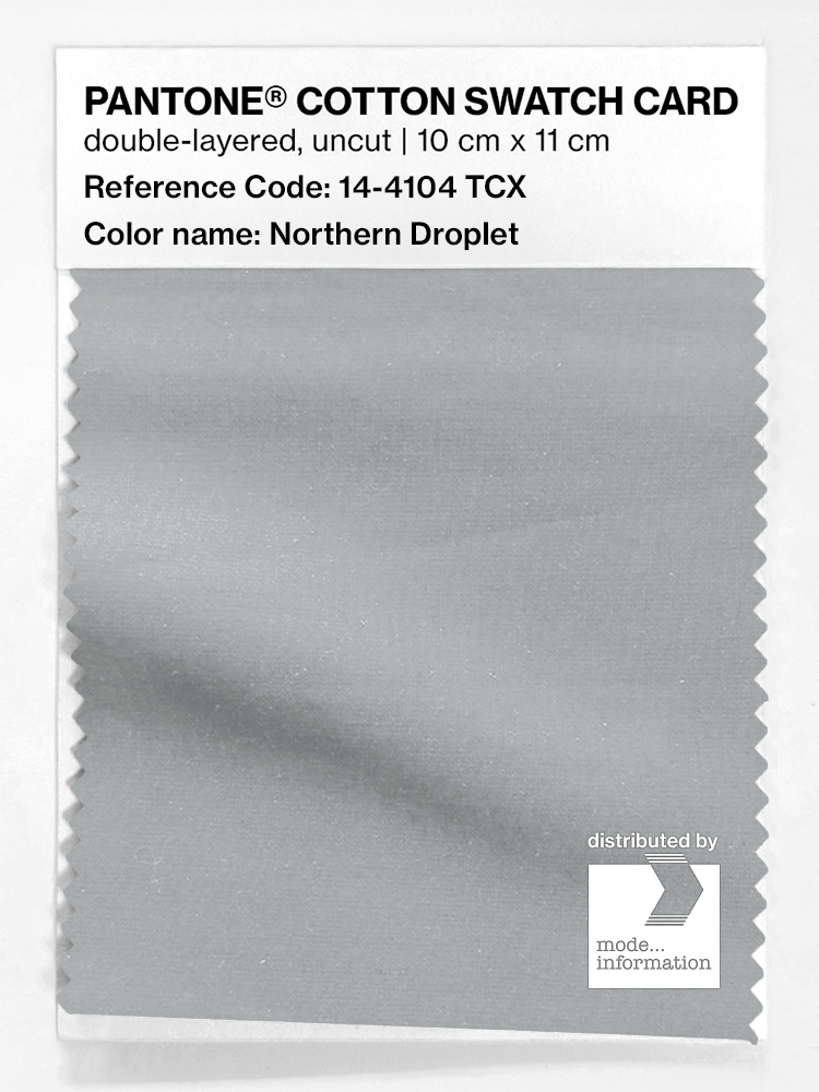 Product image 1 of the product “PANTONE® COTTON SWATCH CARD 14-4104 TCX Northern Droplet ”