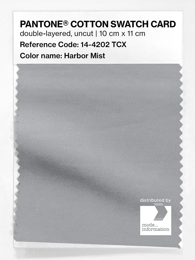 Product image 1 of the product “PANTONE® COTTON SWATCH CARD 14-4202 TCX Harbor Mist ”