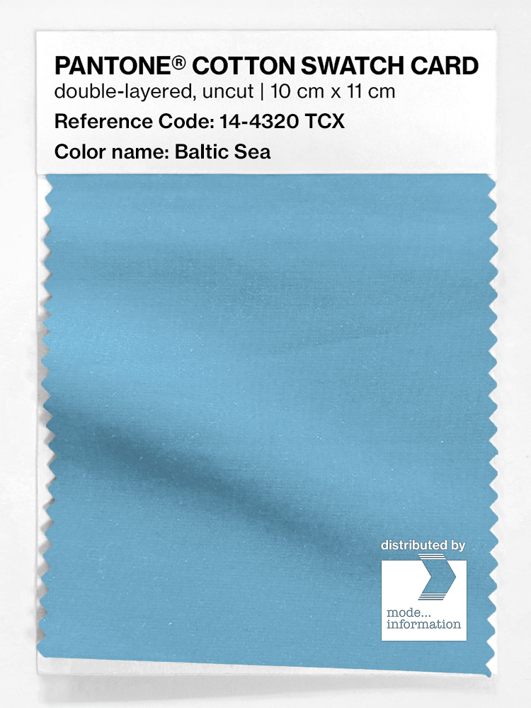 Artikelbild 1 des Artikels “PANTONE® COTTON SWATCH CARD 14-4320 TCX Baltic Sea “