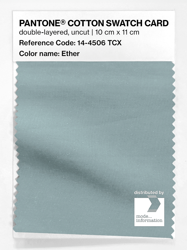 Product image 1 of the product “PANTONE® COTTON SWATCH CARD 14-4506 TCX Ether ”
