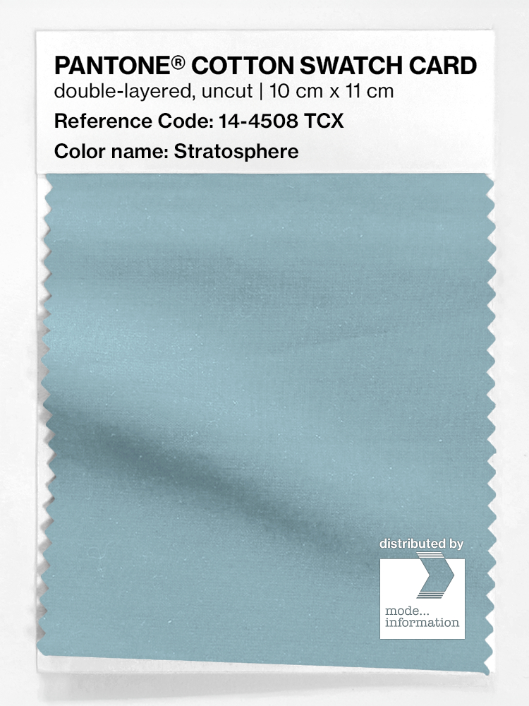 Product image 1 of the product “PANTONE® COTTON SWATCH CARD 14-4508 TCX Stratosphere ”
