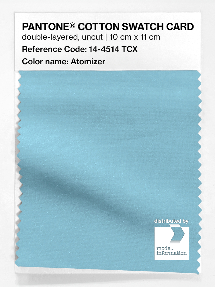 Product image 1 of the product “PANTONE® COTTON SWATCH CARD 14-4514 TCX Atomizer ”