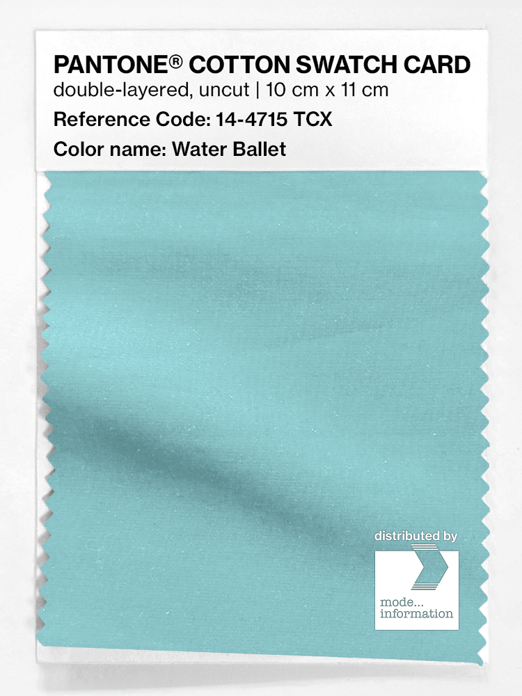 Product image 1 of the product “PANTONE® COTTON SWATCH CARD 14-4715 TCX Water Ballet ”