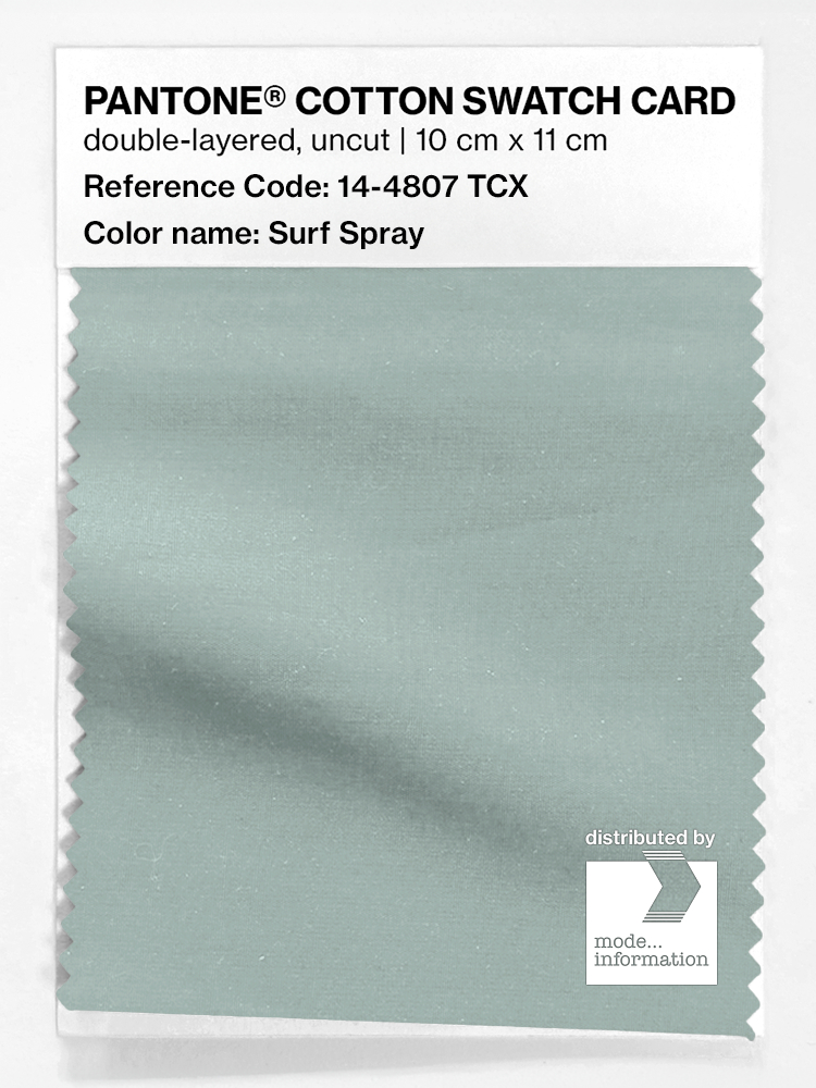 Artikelbild 1 des Artikels “PANTONE® COTTON SWATCH CARD 14-4807 TCX Surf Spray “