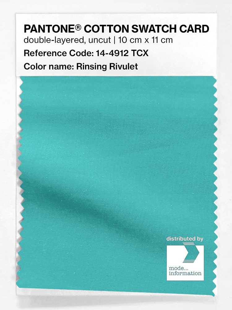 Product image 1 of the product “PANTONE® COTTON SWATCH CARD 14-4912 TCX Rinsing Rivulet ”