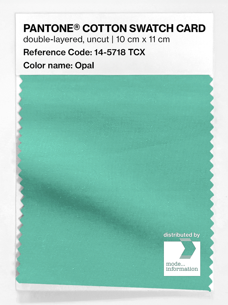 Artikelbild 1 des Artikels “PANTONE® COTTON SWATCH CARD 14-5718 TCX Opal “
