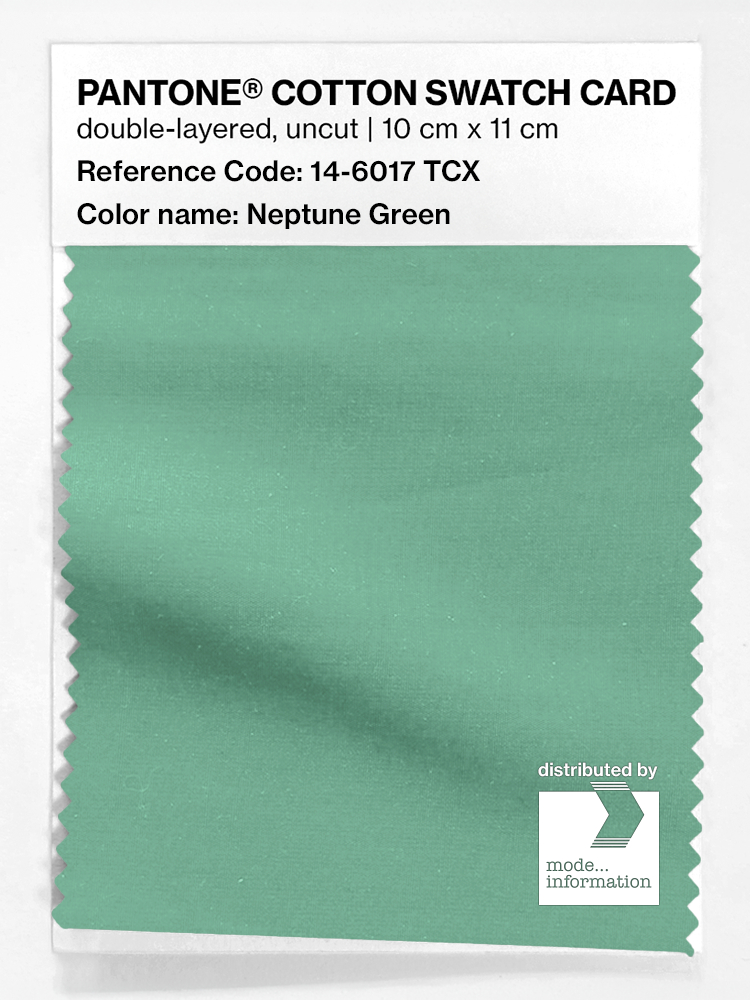 Artikelbild 1 des Artikels “PANTONE® COTTON SWATCH CARD 14-6017 TCX Neptune Green “