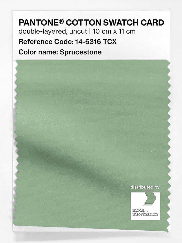 Artikelbild 1 des Artikels “PANTONE® COTTON SWATCH CARD 14-6316 TCX Sprucestone “
