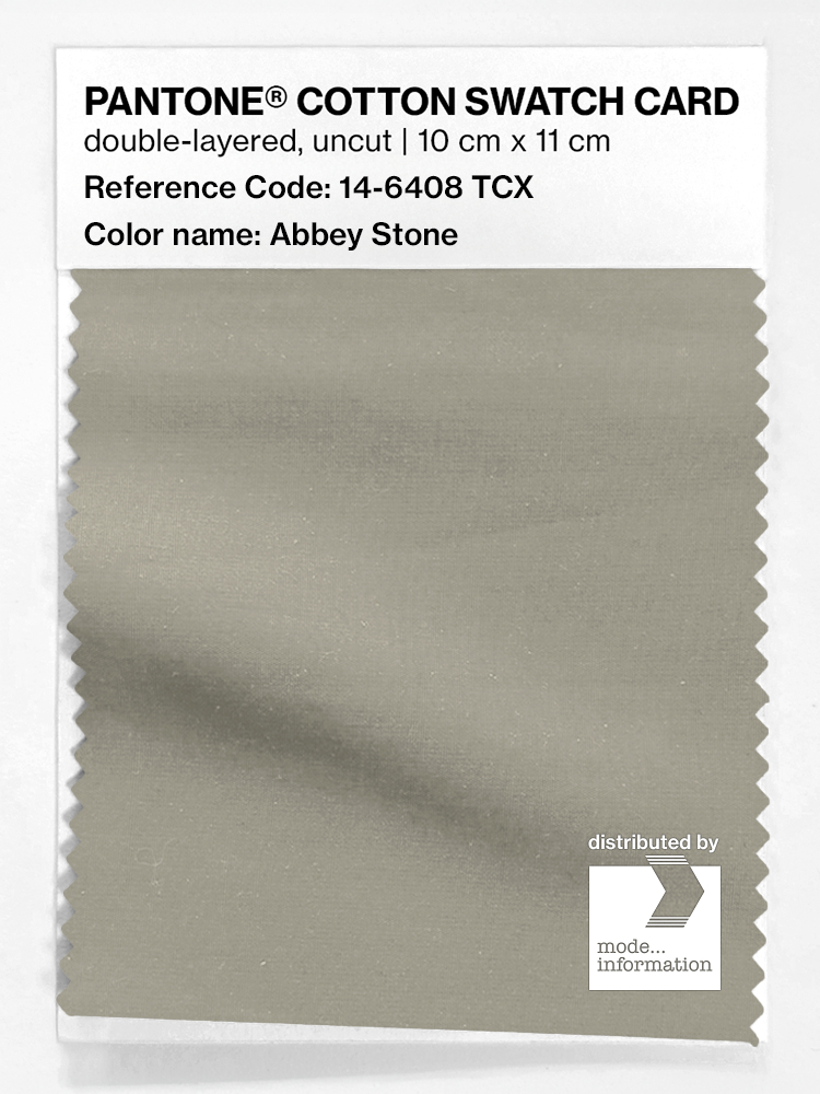 Product image 1 of the product “PANTONE® COTTON SWATCH CARD 14-6408 TCX Abbey Stone ”