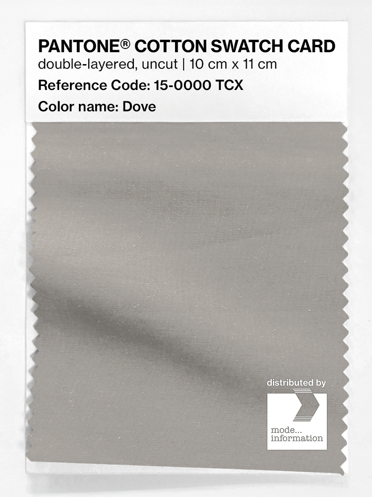 Artikelbild 1 des Artikels “PANTONE® COTTON SWATCH CARD 15-0000 TCX Dove “