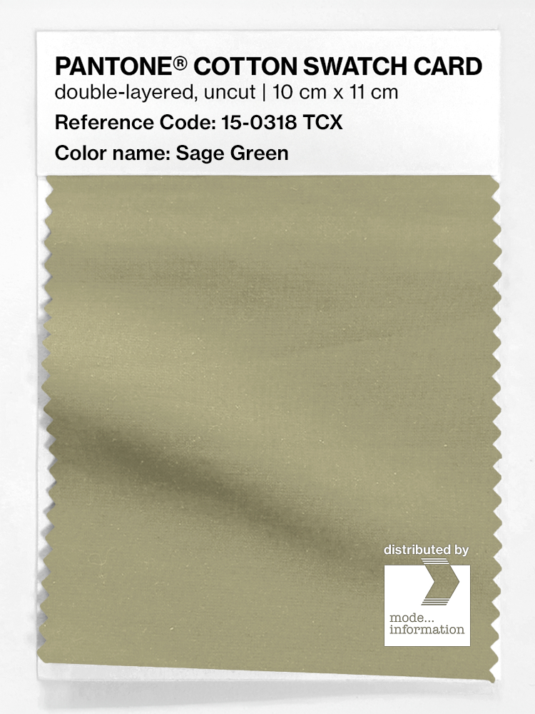 Artikelbild 1 des Artikels “PANTONE® COTTON SWATCH CARD 15-0318 TCX Sage Green “