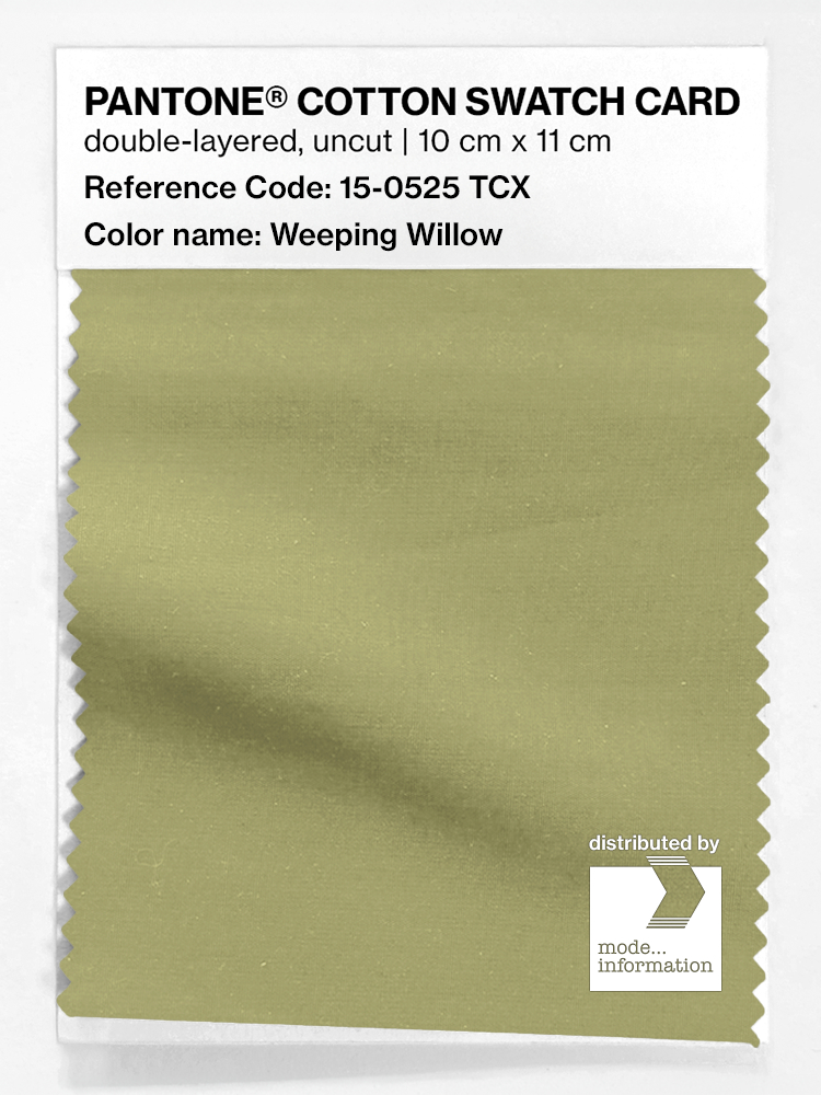 Artikelbild 1 des Artikels “PANTONE® COTTON SWATCH CARD 15-0525 TCX Weeping Willow “