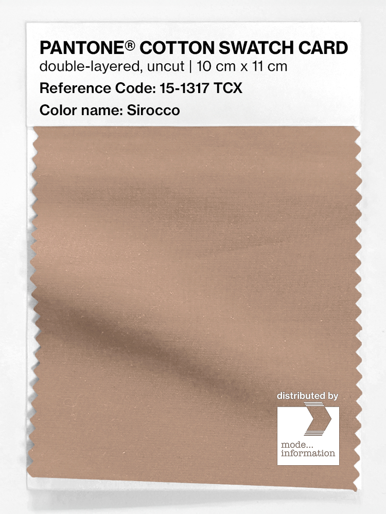Artikelbild 1 des Artikels “PANTONE® COTTON SWATCH CARD 15-1317 TCX Sirocco “