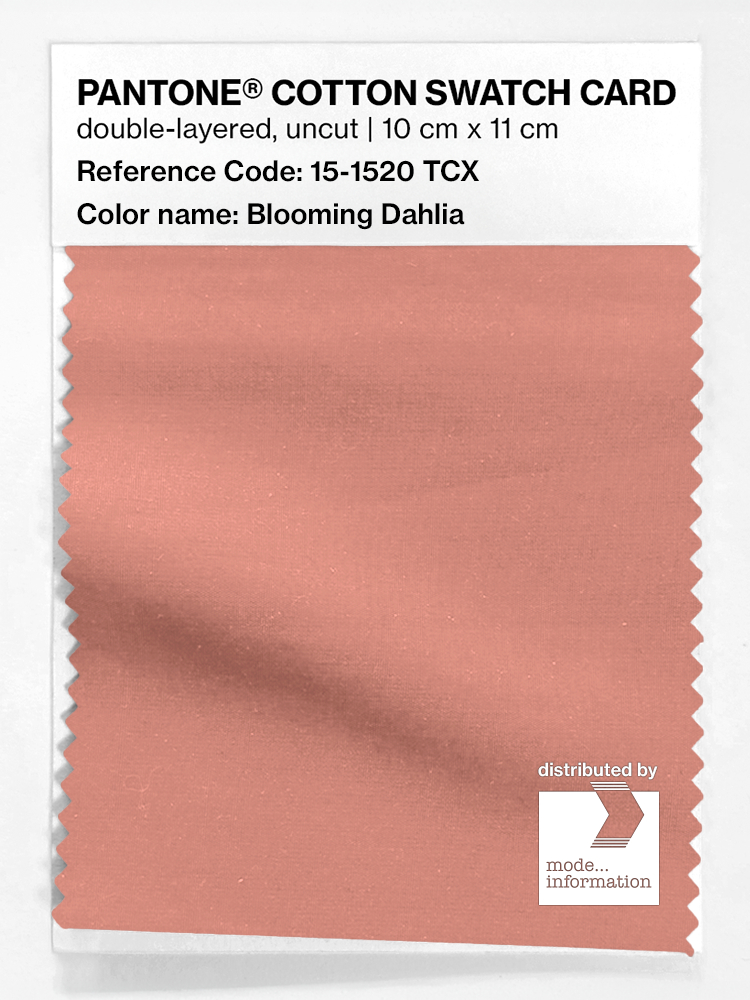 Artikelbild 1 des Artikels “PANTONE® COTTON SWATCH CARD 15-1520 TCX Blooming Dahlia “