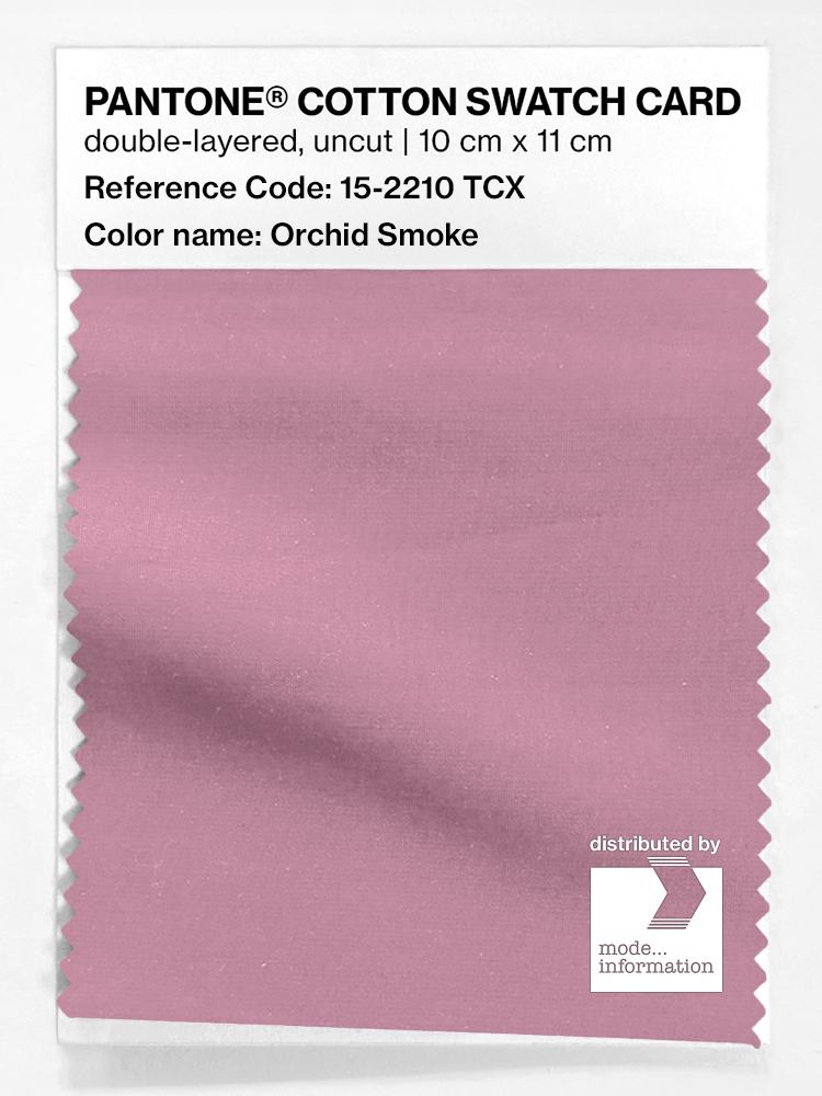Product image 1 of the product “PANTONE® COTTON SWATCH CARD 15-2210 TCX Orchid Smoke ”