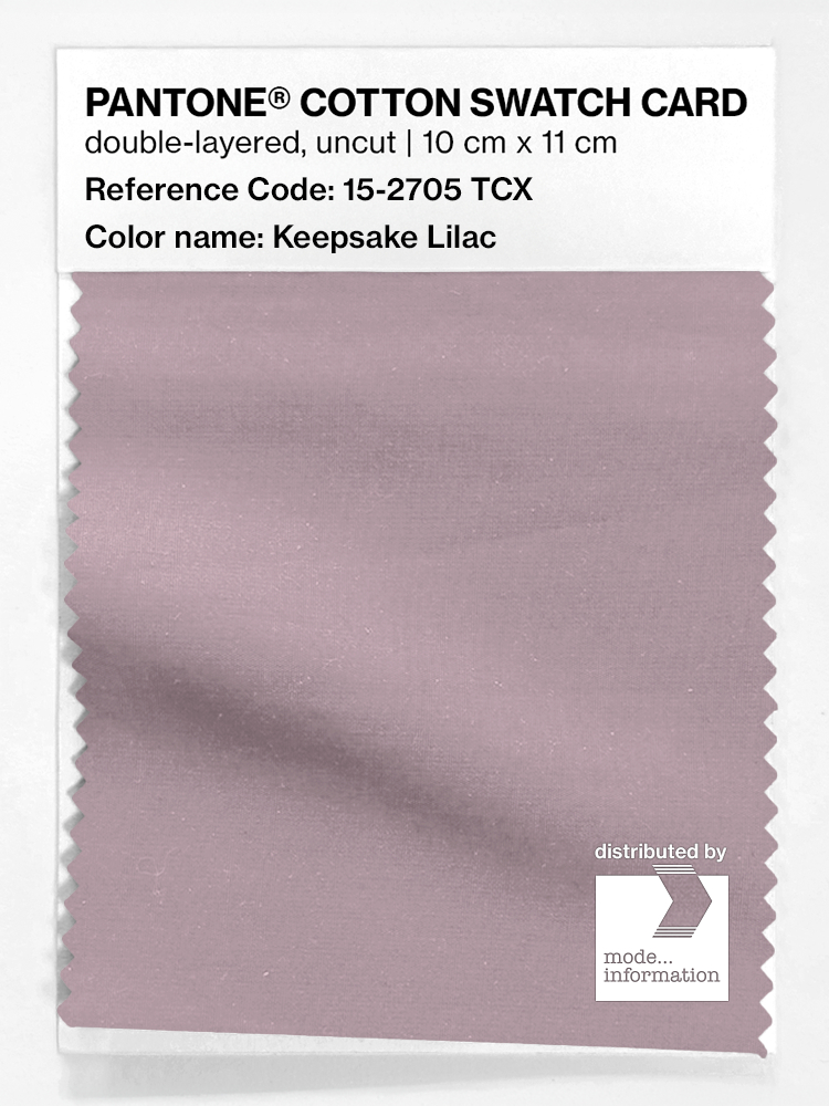 Product image 1 of the product “PANTONE® COTTON SWATCH CARD 15-2705 TCX Keepsake Lilac ”