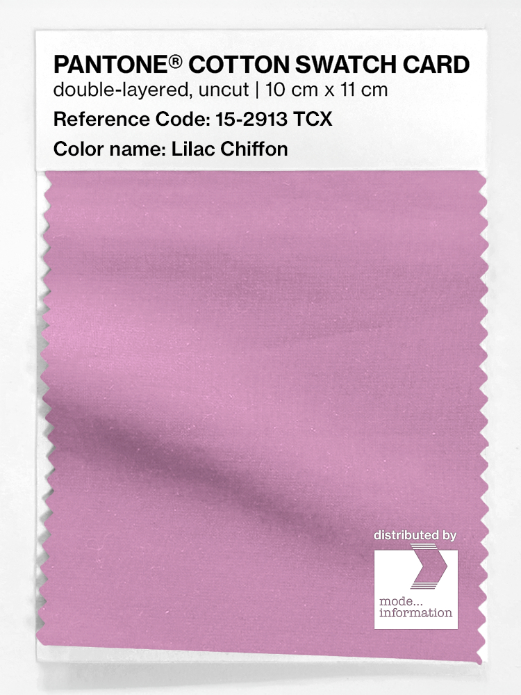 Artikelbild 1 des Artikels “PANTONE® COTTON SWATCH CARD 15-2913 TCX Lilac Chiffon “