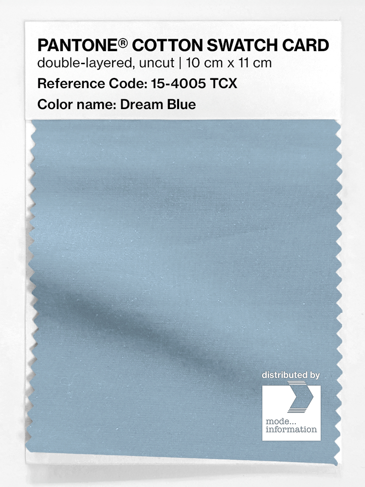 Artikelbild 1 des Artikels “PANTONE® COTTON SWATCH CARD 15-4005 TCX Dream Blue “