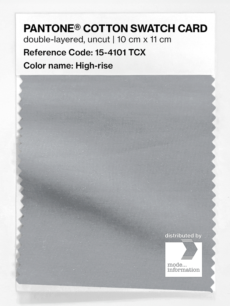 Product image 1 of the product “PANTONE® COTTON SWATCH CARD 15-4101 TCX High-rise ”