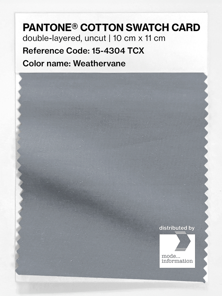 Product image 1 of the product “PANTONE® COTTON SWATCH CARD 15-4304 TCX Weathervane ”