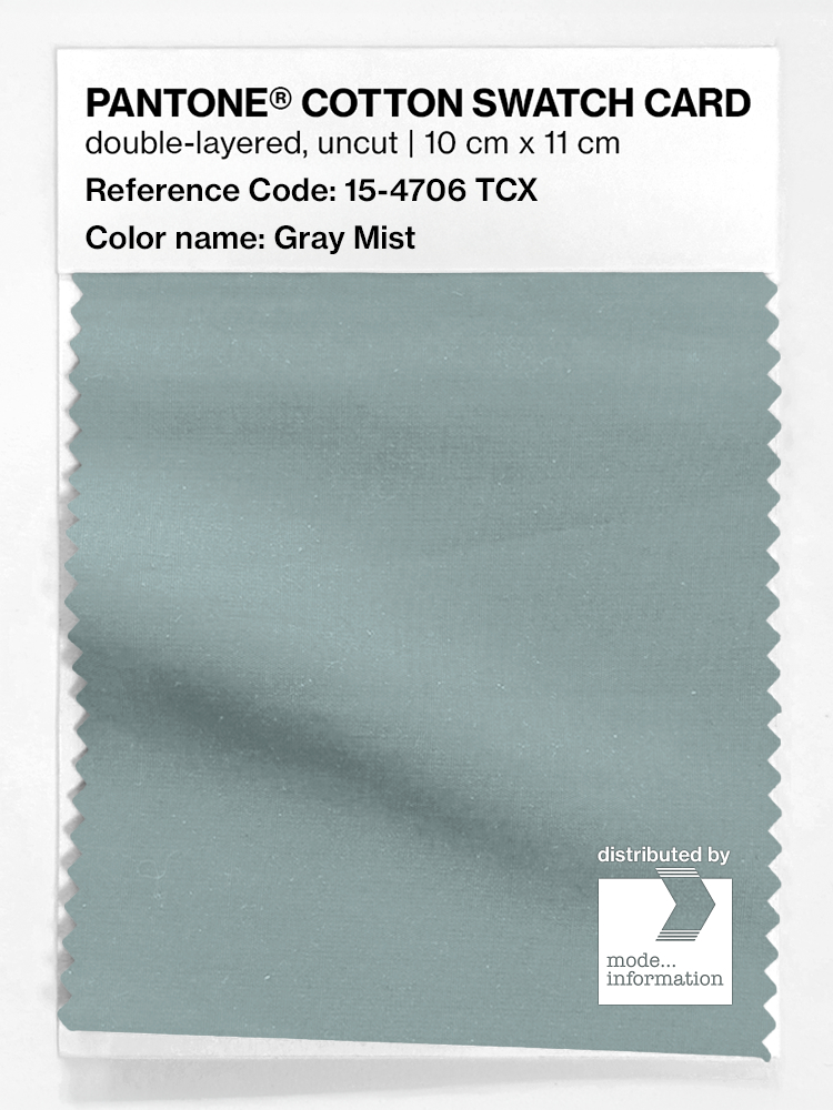 Artikelbild 1 des Artikels “PANTONE® COTTON SWATCH CARD 15-4706 TCX Gray Mist “