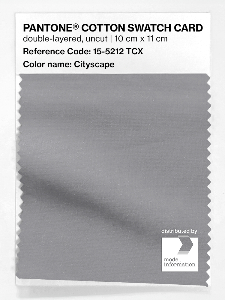 Artikelbild 1 des Artikels “PANTONE® COTTON SWATCH CARD 15-5212 TCX Cityscape “