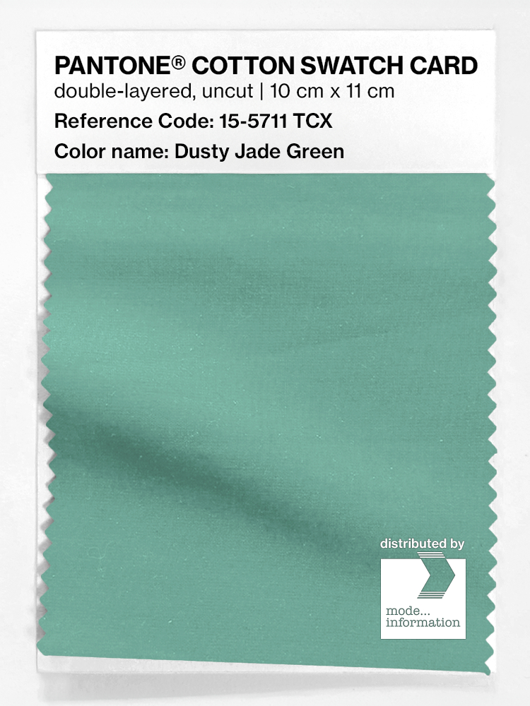 Artikelbild 1 des Artikels “PANTONE® COTTON SWATCH CARD 15-5711 TCX Dusty Jade Green “