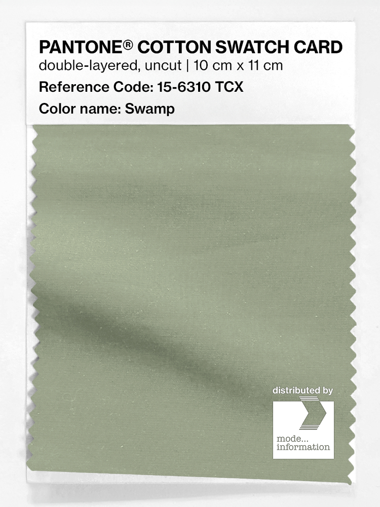 Artikelbild 1 des Artikels “PANTONE® COTTON SWATCH CARD 15-6310 TCX Swamp “