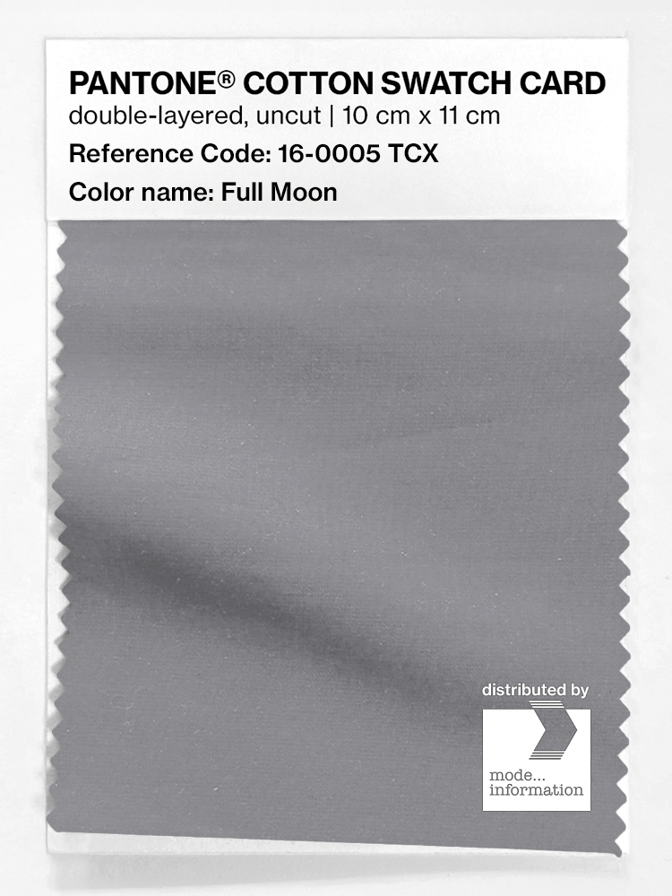 Product image 1 of the product “PANTONE® COTTON SWATCH CARD 16-0005 TCX Full Moon ”