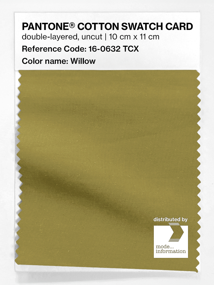 Artikelbild 1 des Artikels “PANTONE® COTTON SWATCH CARD 16-0632 TCX Willow “