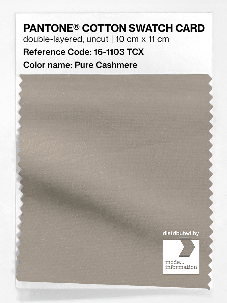 Artikelbild 1 des Artikels “PANTONE® COTTON SWATCH CARD 16-1103 TCX Pure Cashmere “
