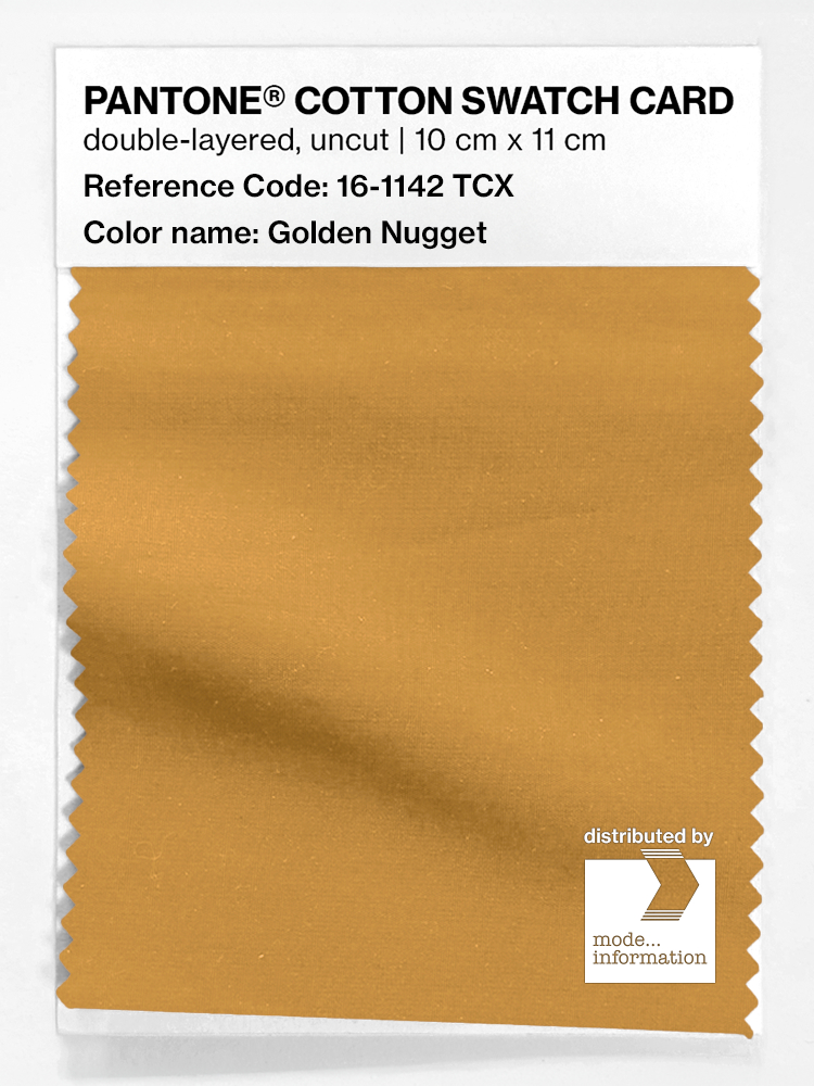 Artikelbild 1 des Artikels “PANTONE® COTTON SWATCH CARD 16-1142 TCX Golden Nugget “